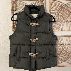 Denim & Supply Ralph Lauren Olive Puffer Vest